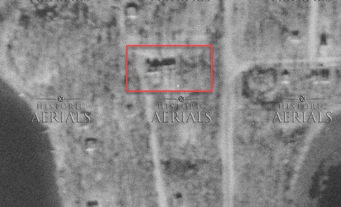 Mortons Motel - 1954 Aerial